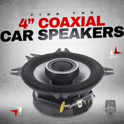 4" Coaxial Car Speakers