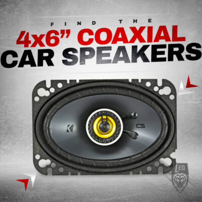 4x6" Coaxial Car Speakers