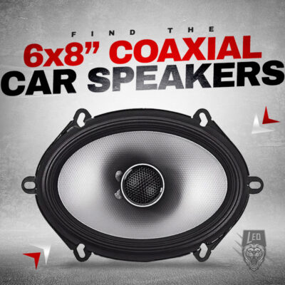6x8" Coaxial Car Speakers