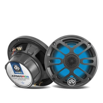 DB Drive APS65RGB : 6.5" 2-Way Marine Loudspeakers W/RGB Accent Lighting  (Black) (1 Pair)